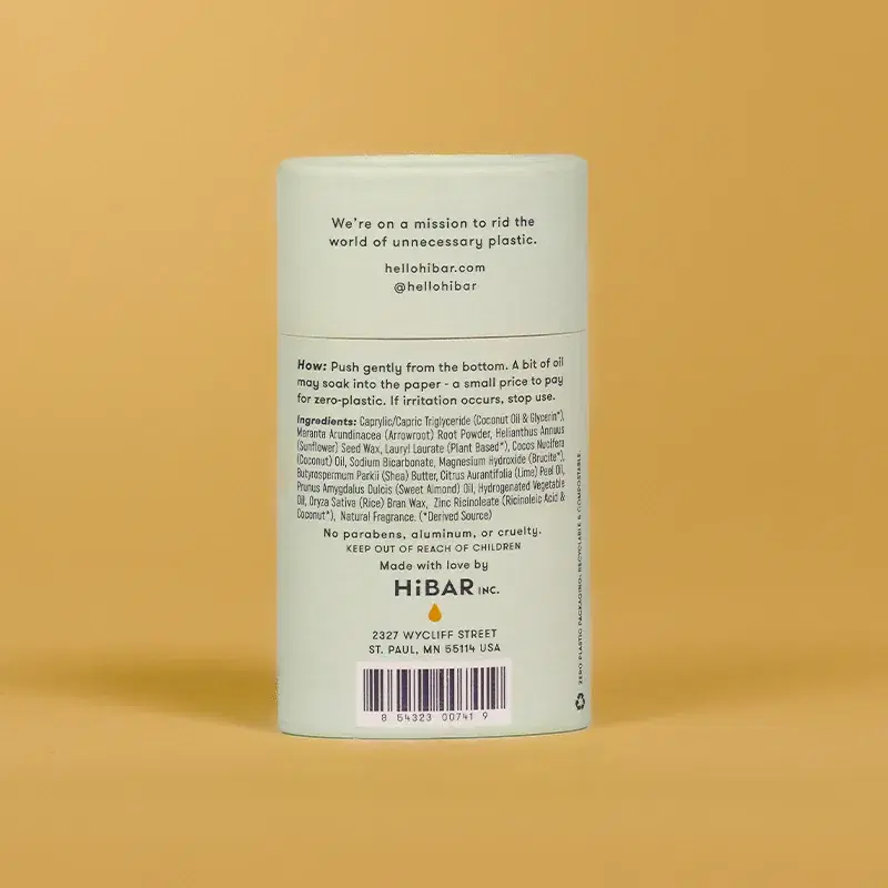 HiBAR Bergamot + Cedar Deodorant - Image 2