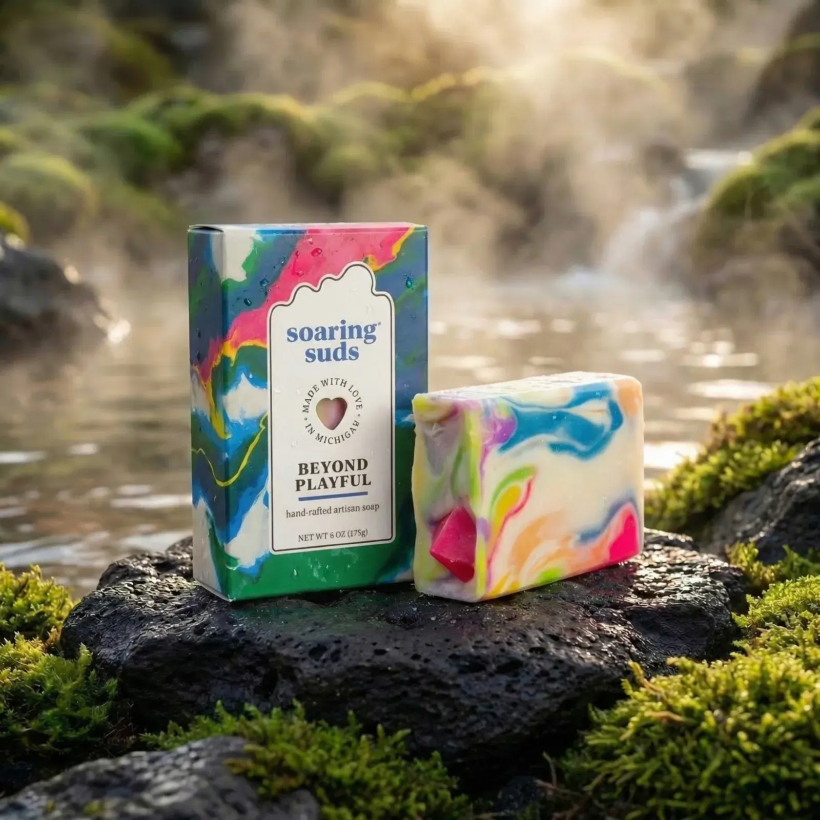 BEYOND PLAYFUL ARTISAN SOAP | SOARING SUDS