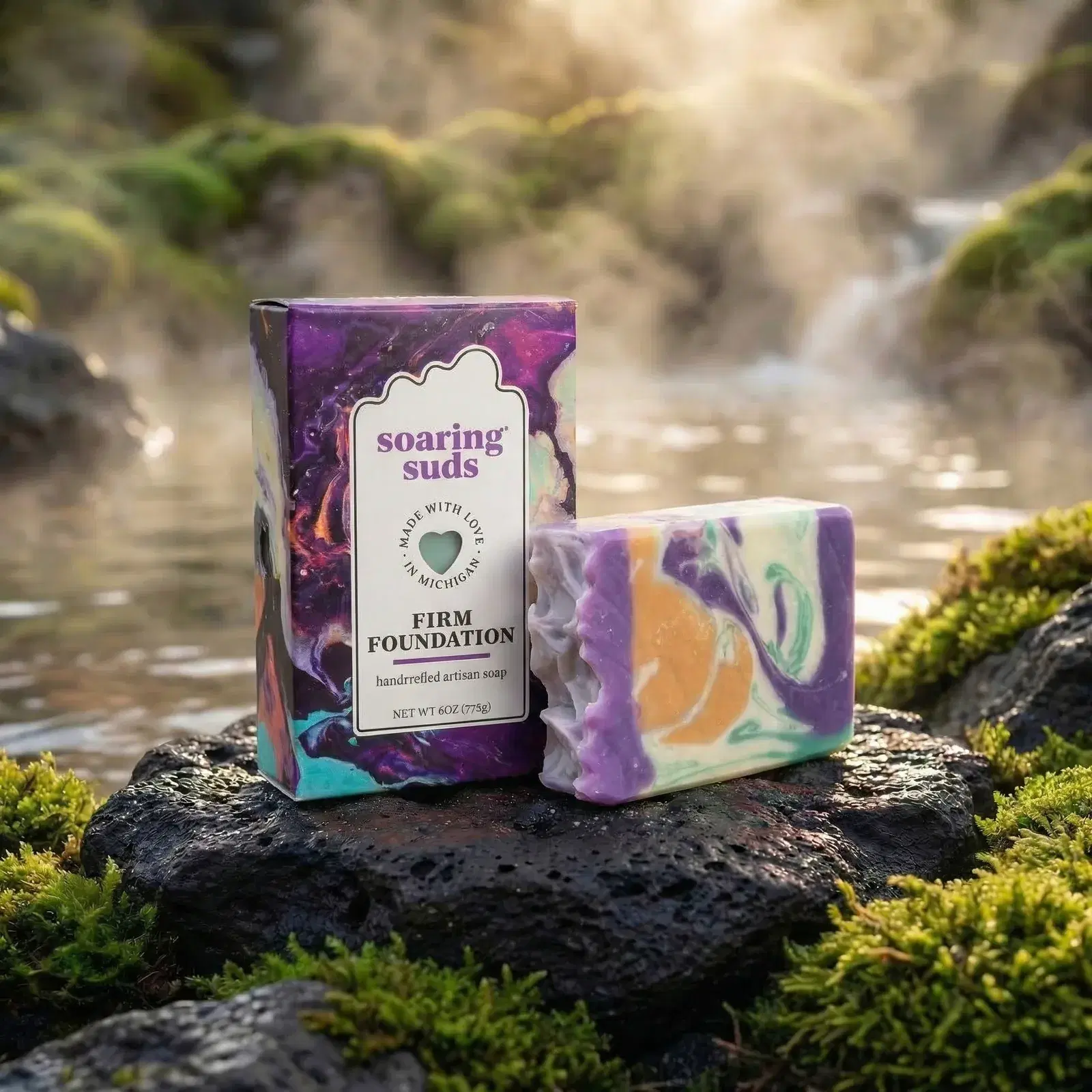 FIRM FOUNDATION ARTISAN SOAP | SOARING SUDS