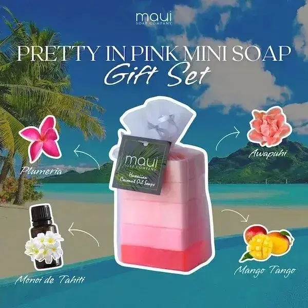 Pretty in Pink Mini Soap Gift Set - Image 2