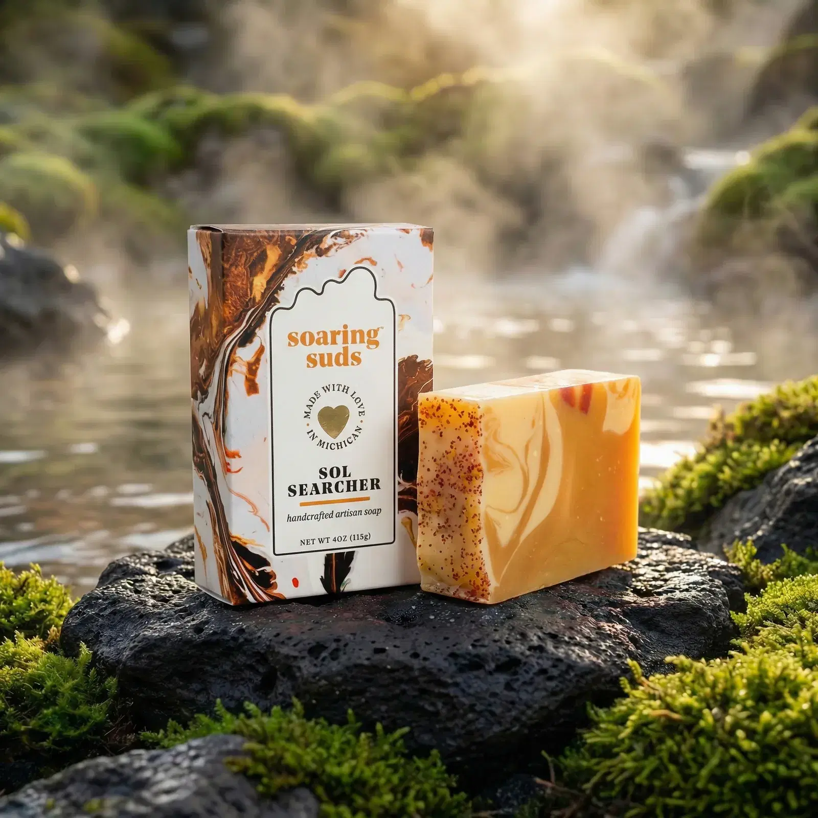 SOL SEARCHER ARTISAN SOAP | SOARING SUDS