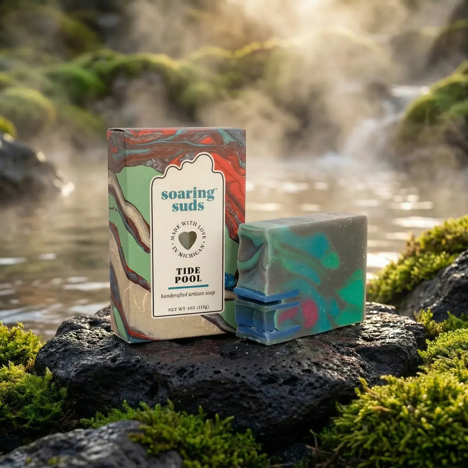 TIDE POOL ARTISAN SOAP | SOARING SUDS