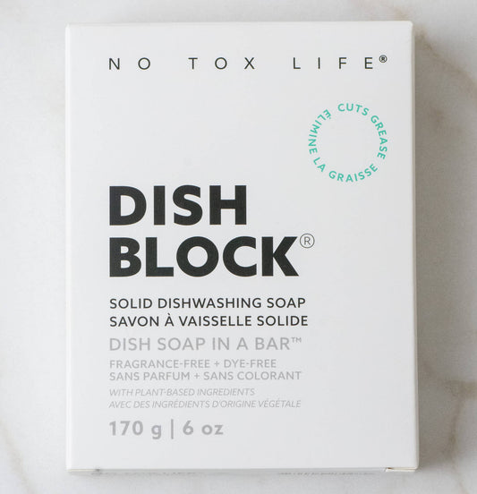 DISH BLOCK solid dish soap  6 oz | 170 g - No Tox Life
