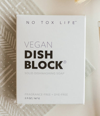 DISH BLOCK solid dish soap  6 oz | 170 g - No Tox Life