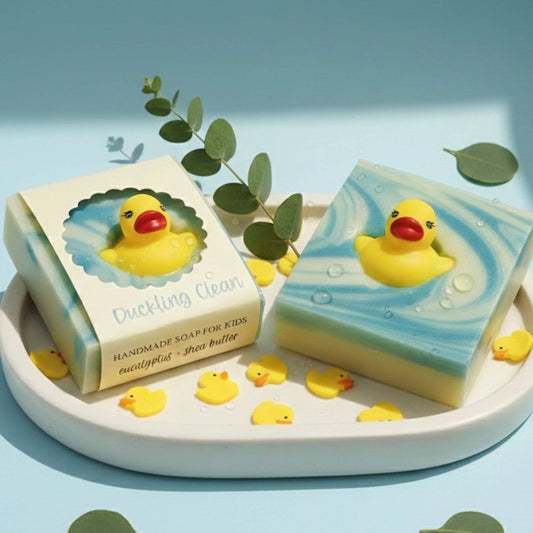 Duckling Clean Handmade Soap Bar for Kids NATURAL VEGAN: Unscented