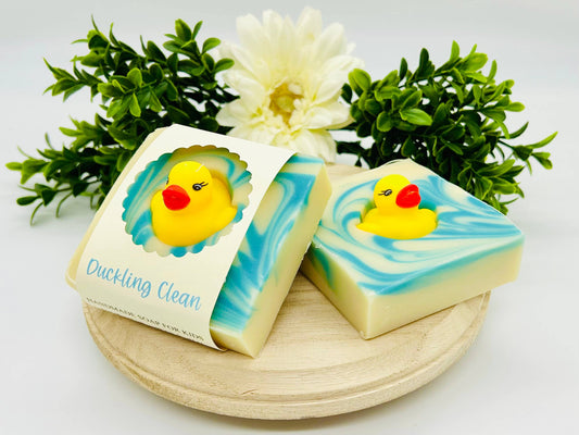Duckling Clean Handmade Soap Bar for Kids NATURAL VEGAN: Unscented